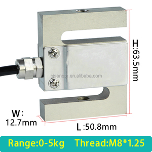 Kuvvet ölçümleri için 50kg yüksek hassasiyetli s-tipi kuvvet ölçüm aleti gerginlik basıncı tartı sensörü gerinim ölçer - Product Image 2