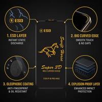 Verre trempé Super 3D 9H pour iPhone 16 17 18 Pro Max, protection d'écran pour iPhone Xs 13 14 15Plus 18 Fold, film de protection en verre