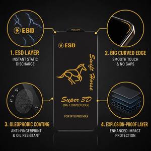 Protector de Pantalla de Vidrio Templado Super 3D 9H para iPhone 16 17 18 Pro Max, Película Protectora de Vidrio para iPhone Xs 13 14 15Plus 18 <span class=keywords><strong>Fold</strong></span> - Product Image 3
