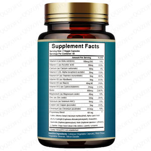 Vitamine per gli occhi la luteina zeaxantina supporta la salute maculare ADULT40 + supporto per la luce blu supporto immunitario antiossidante 120 Softgel - Product Image 2