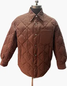 Chaqueta acolchada de utilidad personalizada de fabricante de ropa de burbuja de invierno de diseño personalizado OEM para hombres