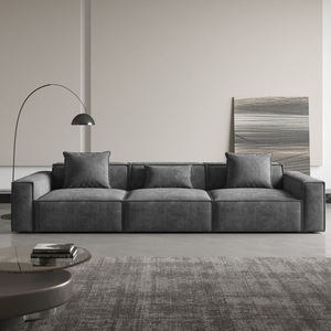 Nordic Modern Minimalism Living Room <strong>L</strong> <strong>Shaped</strong> Combination Modular Fabric Sectional <strong>Sofa</strong> - Product Image 4