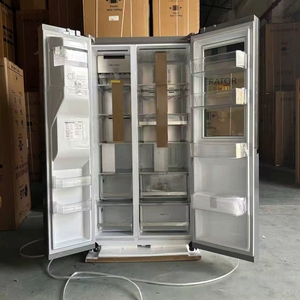 <span class=keywords><strong>Réfrigérateur</strong></span> <span class=keywords><strong>de</strong></span> porte intérieure <span class=keywords><strong>de</strong></span> 655 litres - Refroidissement par air, sans givre <span class=keywords><strong>avec</strong></span> fonction <span class=keywords><strong>de</strong></span> fabrication <span class=keywords><strong>de</strong></span> glace - Doté d'un écran LED - Product Image 3