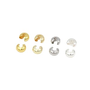 Crescent Clasp Half Moon C-Clasp Bracelet Positioning <b>Bead</b> Finishing Clasp DIY Craft Material Gold <b>Silver</b> Plated Copper - Product Image 5