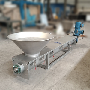 Endüstriyel su soğutma Spiral titreşimli konveyör U şekli toplu Materi vidalı konveyör - Product Image 4