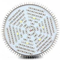 SANYIBA 80W Ampoule LED à spectre complet pour plantes 120LED E26/E27 IP65 pour application Bloom