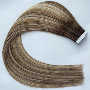 Extensions capillaires adhésives durables 2026 à prix d'usine, double épaisseur, provenant d'un seul donneur, idéales pour cheveux fins - Product Image 4