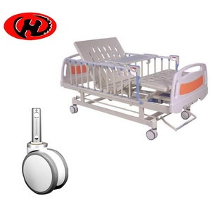 6 Zoll <span class=keywords><strong>5</strong></span> Zoll Zentral schloss Sockel medizinisches Krankenhaus bett Zentral verriegelung Lenkräder - Product Image 2