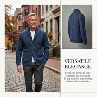 Pull en tricot personnalisé de qualité supérieure pour homme |   Esthétique Old Money |   Laine 100% Qualité Supérieure |   Logo personnalisé OEM/ODM Faible MOQ Confortable