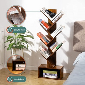<span class=keywords><strong>Pas</strong></span> cher prix personnalisé en bois branche d'arbre modèle livre salon blanc coin étagère de rangement - Product Image 6