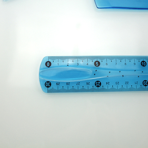 Set di Matematica con Righello Flessibile, Goniometro, Quadrante, Set di 4 Righelli Flessibili, Set di Righelli da 30 cm - Product Image 2