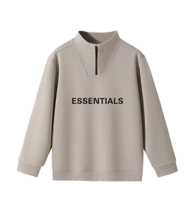 Sudaderas con Capucha Holgadas y Extra Grandes para Hombre, con Cierre de Cremallera de un Cuarto, Anti-Pilling, para Otoño e Invierno, con Logotipo Personalizado Impreso, Venta al por Mayor OEM y ODM - Product Image 3