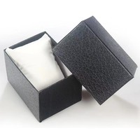 Lot de Cinq Pièces en Gros Coffret à Montre et Bijoux en Cuir PU Rangement Velours Papier pour Bracelets Colliers Bagues Accessoires Emballage Cadeau