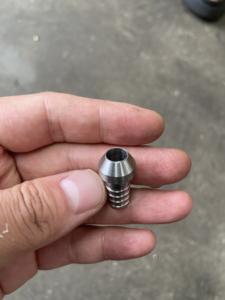 Metal Man Chastity Cage Bottom para camisas Popoing Yhe Bits Diafragma Luer Adaptador Qui Tornillo Bolas abiertas Soportes deslizantes - Product Image 5