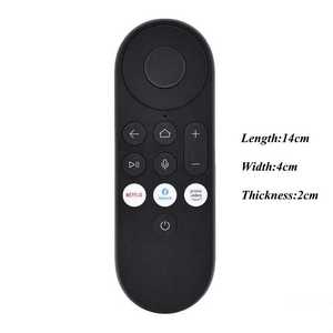 Facebook <span class=keywords><strong>Portal</strong></span> <span class=keywords><strong>TV</strong></span> <span class=keywords><strong>Smart</strong></span> télécommande sans fil remplacement plastique ABS 4K LCD LED voix 433mhz Netflix Prime boutons vidéo - Product Image 4