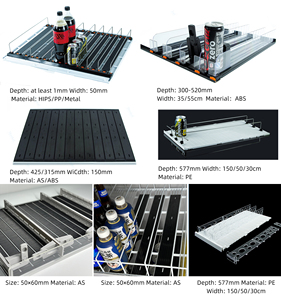 Cooler <b>Drink</b> Spring Loaded Product Pusher Adjustable Pos <b>Shelf</b> Pusher System - Product Image 6