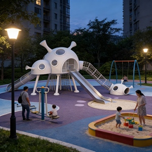 Tobogán <span class=keywords><strong>Infantil</strong></span> con Certificación de Seguridad Integrado en Equipos de Juegos al Aire Libre para Escuelas y Guarderías - Product Image 1
