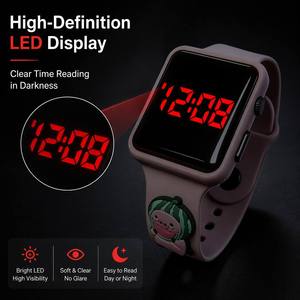 Orologio Digitale LED per <span class=keywords><strong>Bambini</strong></span> con Personaggi dei Cartoni Animati, Divertente Orologio Elettronico per Ragazzi e Ragazze, Regalo per <span class=keywords><strong>Bambini</strong></span> - Product Image 5