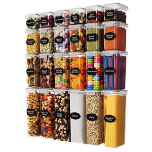 Embody Detachable Eco-Friendly PP+Silicone Airtight Freezer Pet Food & <b>Water</b> Storage <b>Container</b> Set 24-Piece - Product Image 4