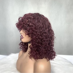 Thời Trang Tóc Con Người Curl <span class=keywords><strong>Bob</strong></span> Tóc Giả Vai Chiều Dài Tự Nhiên Xoăn <span class=keywords><strong>Bob</strong></span> Cho Phụ Nữ Đảng Sử Dụng Hàng Ngày Nhà Máy Cung Cấp - Product Image 5