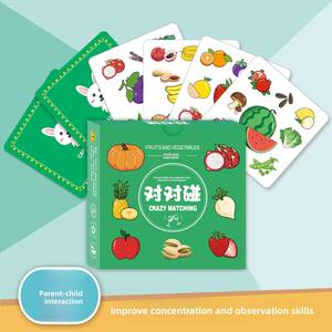 Juego de Cartas de Memoria Educativo para Niños, Juego de Mesa Interactivo para Padres e Hijos, Juego de Pensamiento y Entrenamiento Cognitivo - Product Image 3