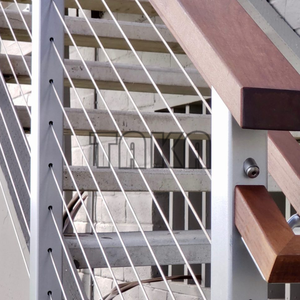Vente en gros Porte d'entrée standard américaine DIY Installation facile Rampe de câble de <span class=keywords><strong>terrasse</strong></span> en acier inoxydable et rampe de pont - Product Image 2