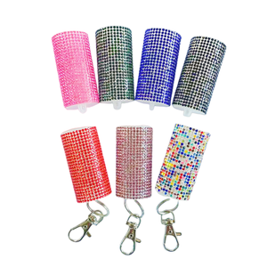 Diamantes carcasa de plástico autodefensa llavero conjunto autodefensa suministros spray Shell - Product Image 4