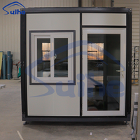 Maison pliable de luxe Maison pliable Chambre simple Maison préfabriquée Maisons préfabriquées mobiles