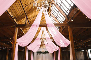 Elegant <b>White</b> Wedding Drapery Fabric Ceiling Drape <b>Curtains</b> Various Colors and Styles Available - Product Image 4