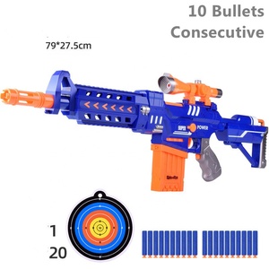 Pistola de Juguete de Bala Blanda EVA, Pistola <span class=keywords><strong>Gatling</strong></span>, Pistola de Juguete Eléctrica Motorizada de Espuma EVA para Niños - Product Image 5