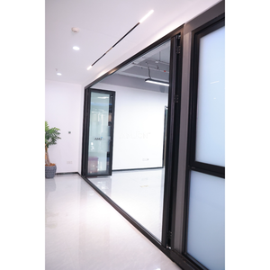 Puertas Plegables de Aluminio de Alta Seguridad Estilo Americano AMJ NFRC con Sistema de Cierre Multipunto, Puertas Plegables Insonorizadas <span class=keywords><strong>para</strong></span> Patio - Product Image 2