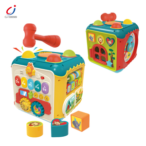 Chengji Multifunctional Activity Cube Toy Sensory Cognitive Enlightenment Light Music Educational Learning Toy Kid <strong>Busy</strong> <strong>Box</strong> - Product Image 1