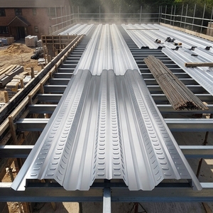 Plancher en acier galvanisé durable, anti-corrosion, pour la construction - Product Image 1