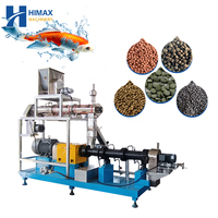 200 kg/H Línea de producción de alimentos para peces que se hunden Máquina automática de extrusión de pellets de alimentos para peces Máquina de productos de alimentación para peces