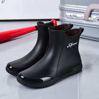 Sepatu bot salju untuk pria, sepatu bot hangat tahan air untuk hujan Pria