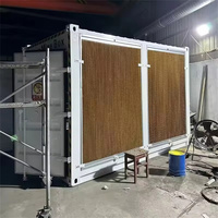 Conteneur de centre de données modulaire 20 pieds, système de refroidissement intégré motorisé, infrastructure tout-en-un, serveur, garantie 1 an, direct usine