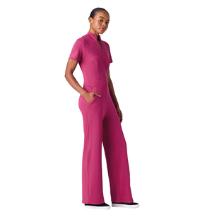 Combinaison de travail médicale YUHONG en <span class=keywords><strong>tissu</strong></span> doux de qualité supérieure, coupe ajustée, uniforme d'hôpital pour femmes, anti-rides, tenue de travail pour médecins - Product Image 3