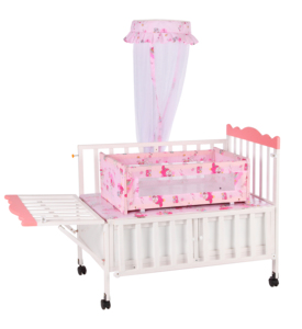 All'ingrosso Portatile per Bambini Recinzione per Bambini Lettino da Viaggio Lettino per Bambini Playard con Porta laterale in Legno Culla per Bambini - Product Image 5