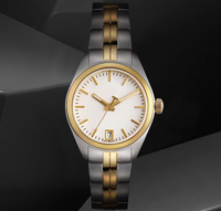 Montres mécaniques pour femmes en acier inoxydable 316l automatiques avec cristal saphir résistant à l'eau et logo original personnalisé
