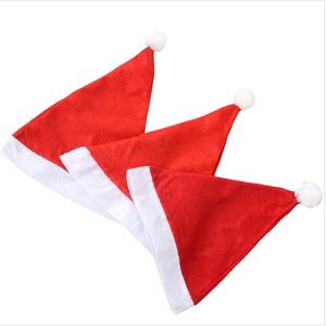 क्लासिक लघु प्लश मज़ेदार क्रिसमस टोपी वयस्क पार्टी बच्चों की सजावट के लिए - Product Image 2