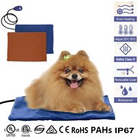 Nouvelle couverture chauffante électrique moderne en PVC pour animaux de compagnie, isolation thermique