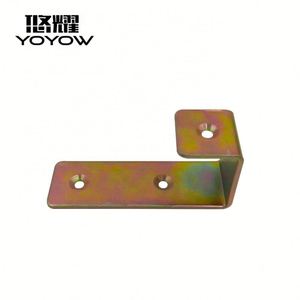 Support de support d'angle en forme de L en métal de haute qualité connecteur de support fixe de Code d'angle de zinc jaune - Product Image 4