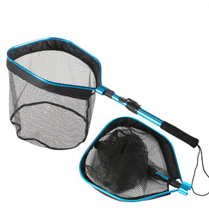 China Professionele Productie Aluminium Visaanvoernet Opvouwbaar Telescopisch Zeevisnet - Product Image 1