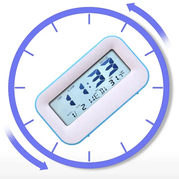2023 스마트 디지털 알람 시계 카운트 다운 타이머 책상 테이블 시계 침실 사무실 despertador reloj