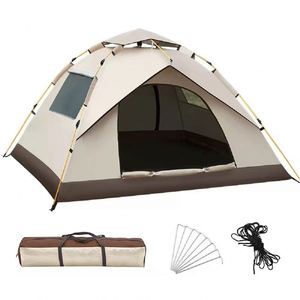 3-4 People Automatic Outdoor Camping <b>Tent</b> Bivy Hiking Instant Setup Portable Fully Automatic Pop up Family <b>Tent</b> - Product Image 1