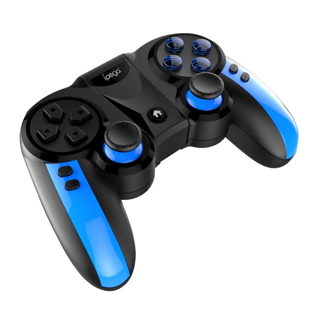 For 9090 Wireless for Gamepad Controller for Android/iPhone/PC-ABS Plastic Black+Blue