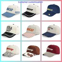 Gorra de Béisbol HBA54 de 5 Paneles con Visera en Contraste, de Algodón, con Logotipo Personalizado, Bordado 3D en Relieve, Unisex, para Deportes al Aire Libre, Casual, al por Mayor
