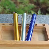 En gros 119mm Métal Cachette Tube Roi Taille Cigarette Tubes Soutien Logo Personnalisé Accessoires Fumeurs