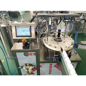 Otomatik sıvı pvc siyanoakrilat epoksi yapıştırıcı plastik şişe 502 jel süper yapıştırıcı dolum makinesi