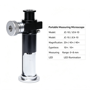 Microscope de mesure portable JC-10 JC4-10 Haute précision 20X 40X Éclairage LED pour la mesure industrielle - Product Image 5